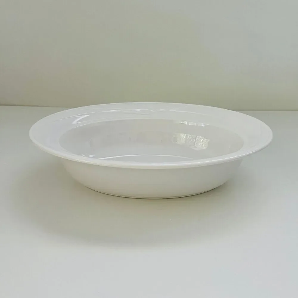 CORNING WARE Casual Elegance White Flora Oval Casserole Serving Dish